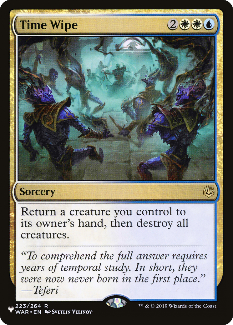 Time Wipe [Secret Lair: From Cute to Brute] - Magic: The Gathering - Card Brawlers | Quebec | Canada |