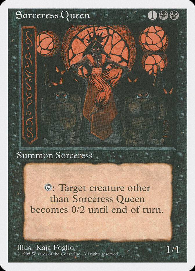Sorceress Queen [Fourth Edition] - Magic: The Gathering - Card Brawlers | Quebec | Canada |
