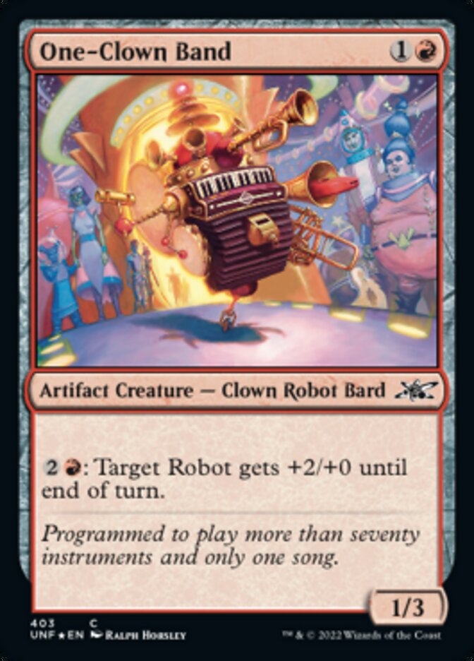 One-Clown Band (Galaxy Foil) [Unfinity] - Magic: The Gathering - Card Brawlers | Quebec | Canada |