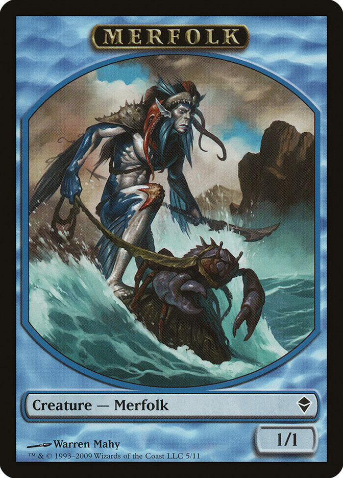 Merfolk Token [Zendikar Tokens] - Magic: The Gathering - Card Brawlers | Quebec | Canada |