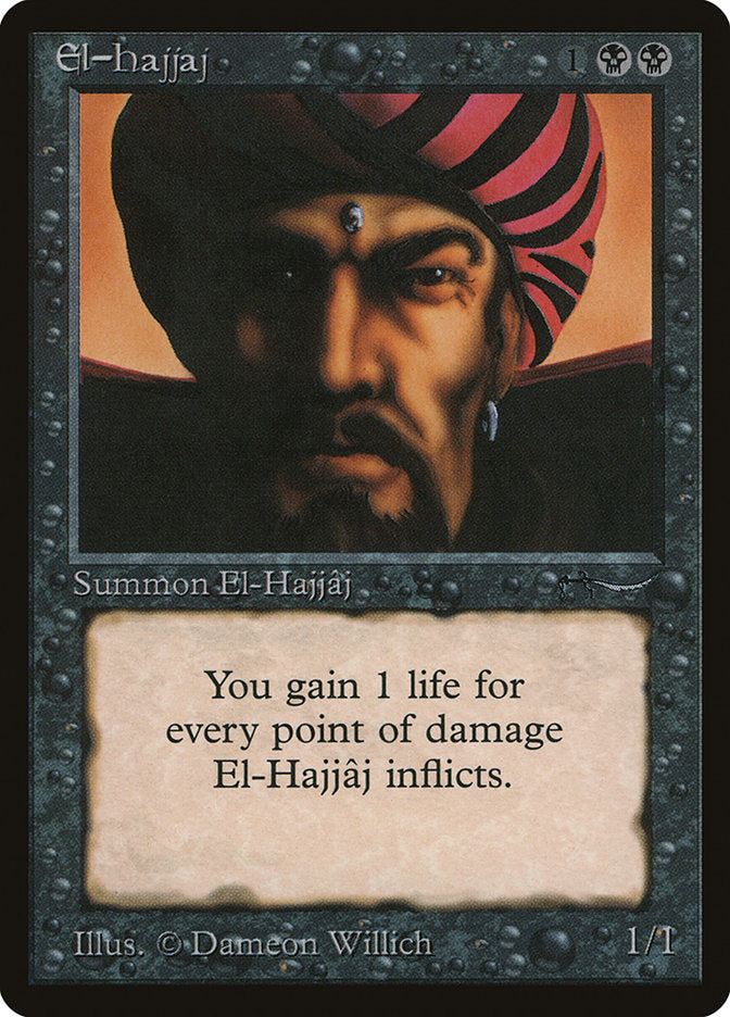 El-Hajjaj [Arabian Nights] - Magic: The Gathering - Card Brawlers | Quebec | Canada |