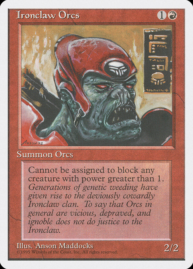 Ironclaw Orcs [Fourth Edition] - Magic: The Gathering - Card Brawlers | Quebec | Canada |