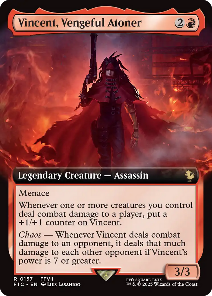 Vincent, Vengeful Atoner (Extended Art) [FINAL FANTASY Commander] - Magic: The Gathering - Card Brawlers | Quebec | Canada |