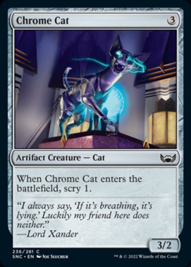 Chrome Cat [Streets of New Capenna] - Magic: The Gathering - Card Brawlers | Quebec | Canada |