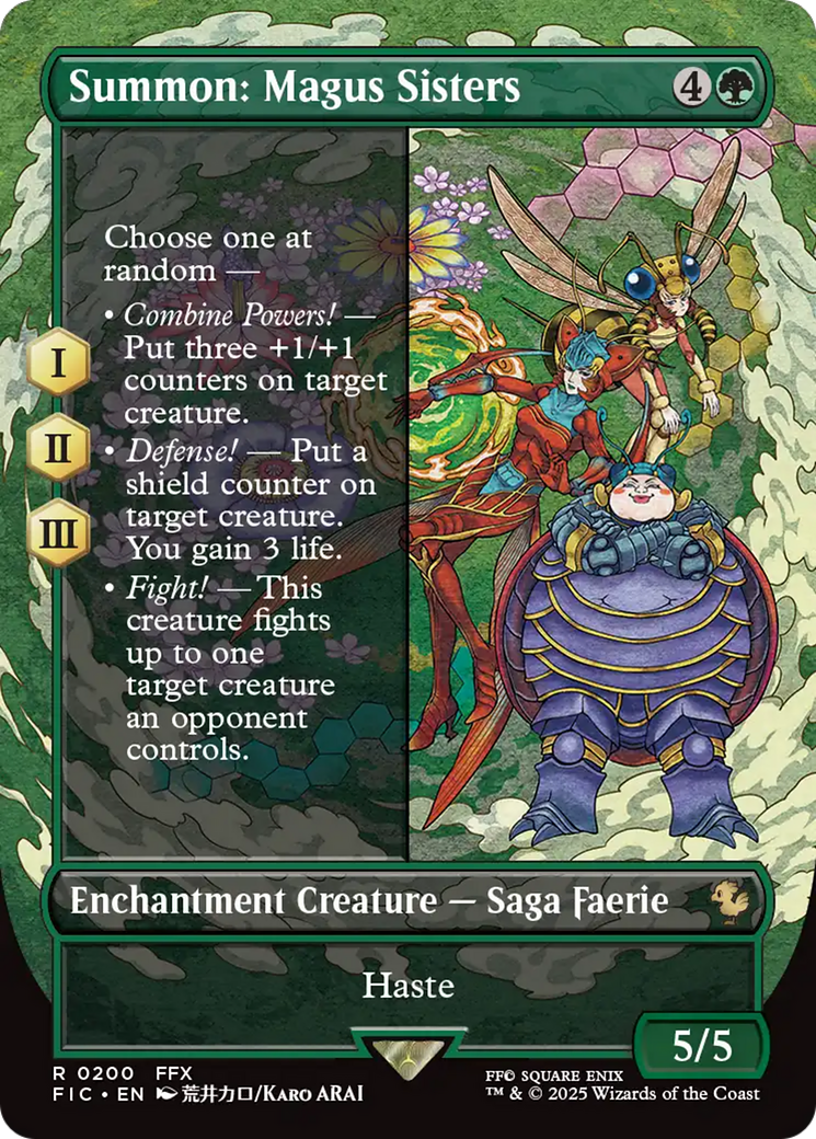 Summon: Magus Sisters (Borderless) [FINAL FANTASY Commander] - Magic: The Gathering - Card Brawlers | Quebec | Canada |
