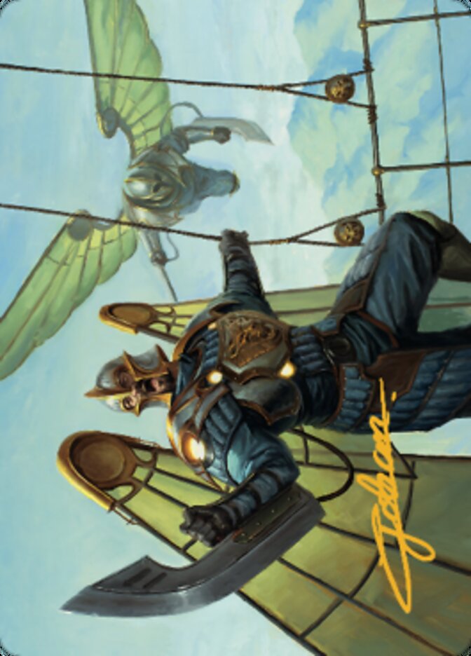 Air Marshal Art Card (Gold-Stamped Signature) [The Brothers' War Art Series] - Magic: The Gathering - Card Brawlers | Quebec | Canada |
