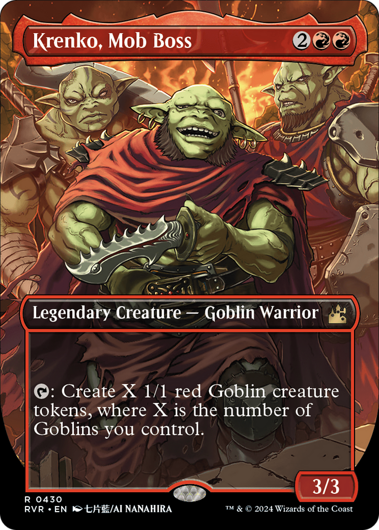 Krenko, Mob Boss (Anime Borderless) [Ravnica Remastered] - Magic: The Gathering - Card Brawlers | Quebec | Canada |