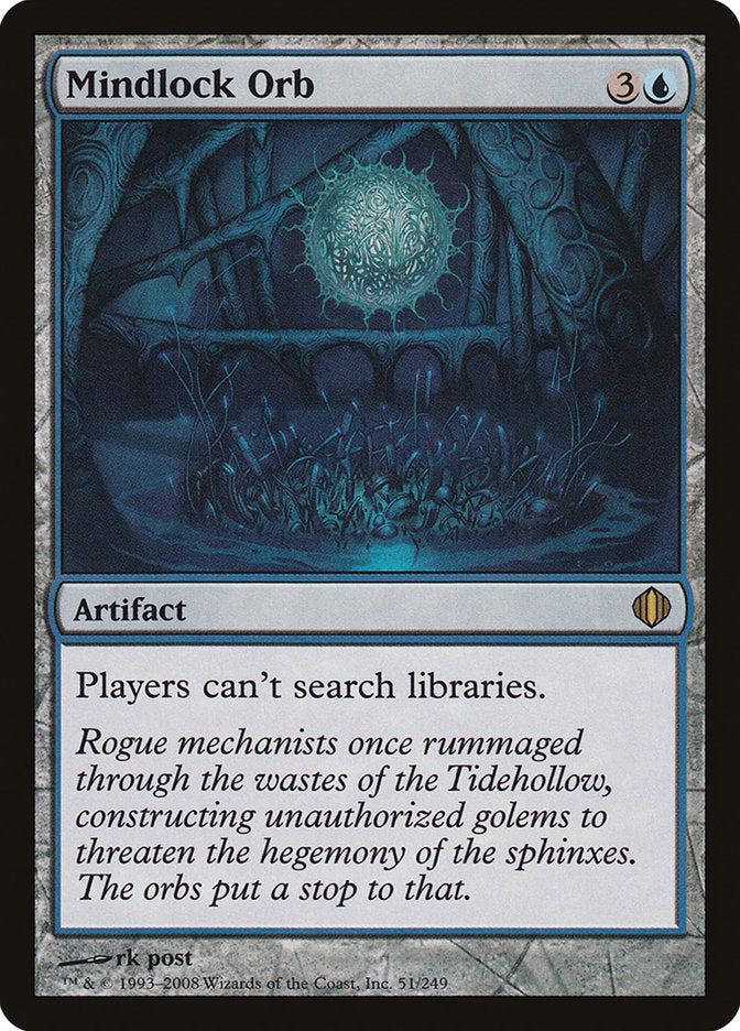 Mindlock Orb [Shards of Alara] - Magic: The Gathering - Card Brawlers | Quebec | Canada |
