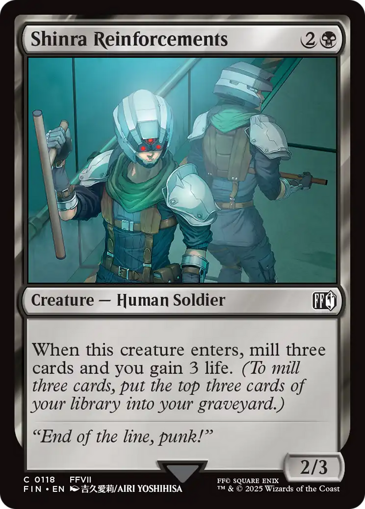 Shinra Reinforcements [FINAL FANTASY] - Magic: The Gathering - Card Brawlers | Quebec | Canada |