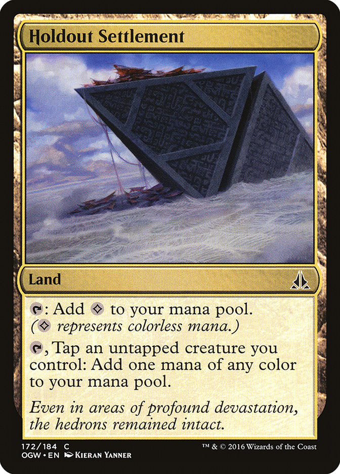 Holdout Settlement [Oath of the Gatewatch] - Magic: The Gathering - Card Brawlers | Quebec | Canada |