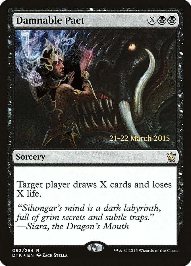 Damnable Pact [Dragons of Tarkir Prerelease Promos] - Magic: The Gathering - Card Brawlers | Quebec | Canada |