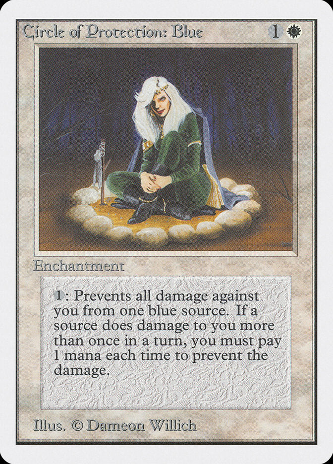 Circle of Protection: Blue [Unlimited Edition] - Magic: The Gathering - Card Brawlers | Quebec | Canada |