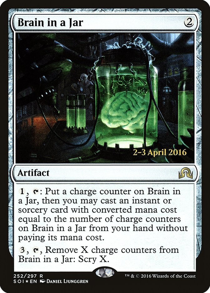 Brain in a Jar [Shadows over Innistrad Prerelease Promos] - Magic: The Gathering - Card Brawlers | Quebec | Canada |