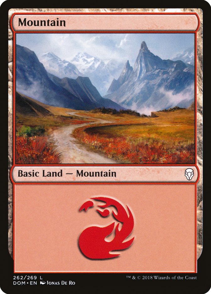 Mountain (262) [Dominaria] - Magic: The Gathering - Card Brawlers | Quebec | Canada |