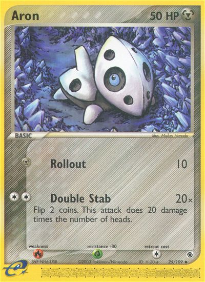 Aron (25/109) [EX: Ruby & Sapphire] - Pokémon - Card Brawlers | Quebec | Canada |