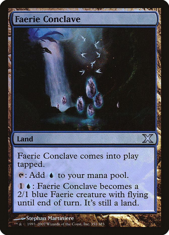 Faerie Conclave (Premium Foil) [Tenth Edition] - Magic: The Gathering - Card Brawlers | Quebec | Canada |