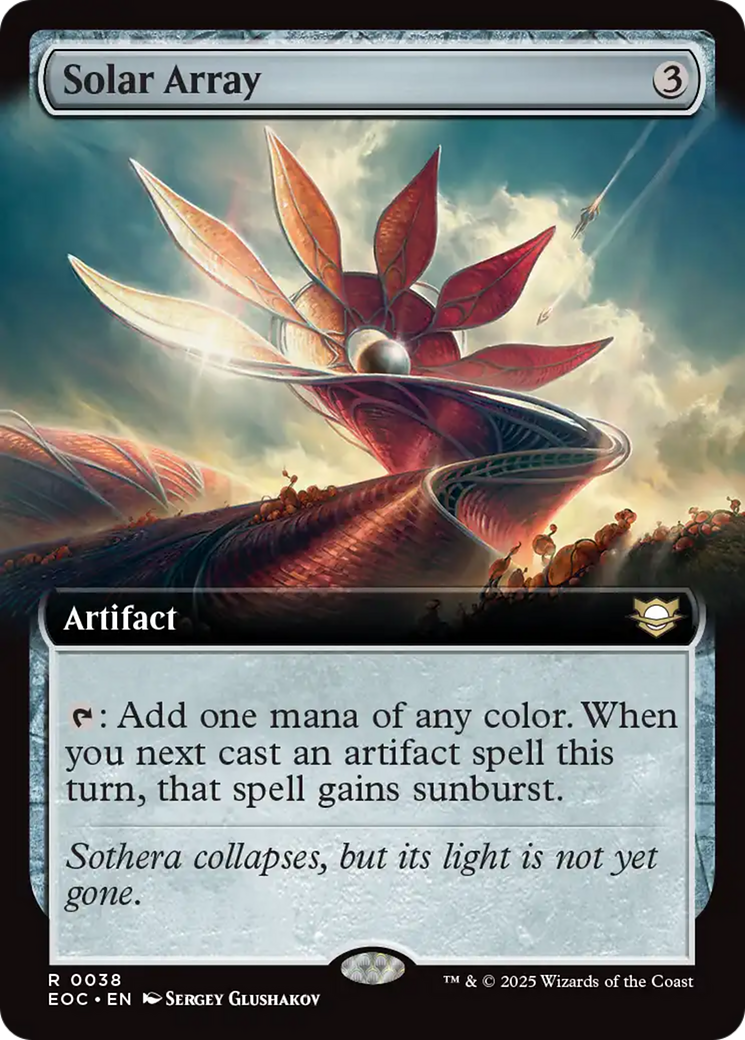Solar Array (Extended Art) [Edge of Eternities Commander] - Magic: The Gathering - Card Brawlers | Quebec | Canada |