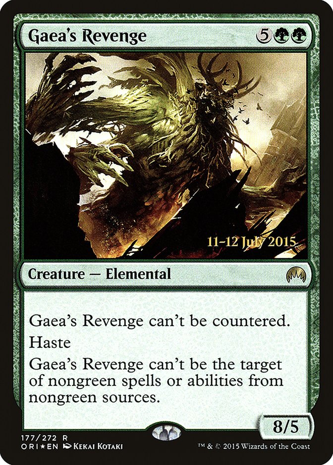 Gaea's Revenge [Magic Origins Prerelease Promos] - Magic: The Gathering - Card Brawlers | Quebec | Canada |