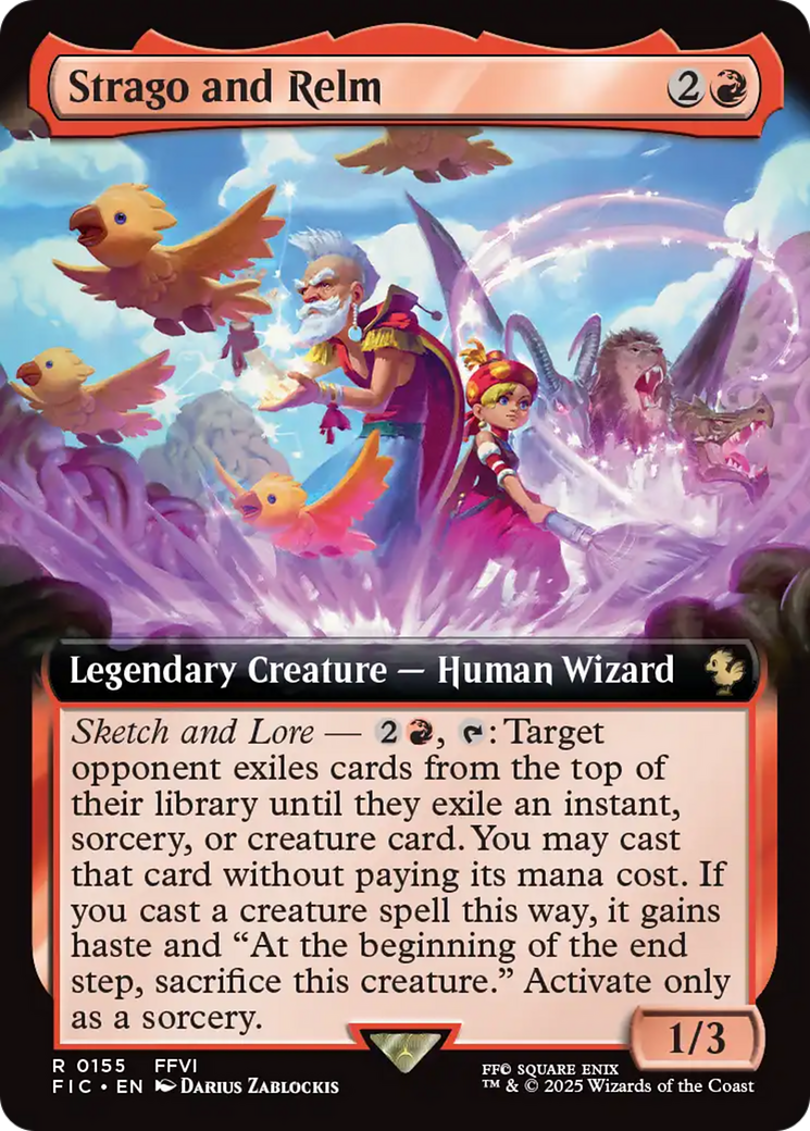 Strago and Relm (Extended Art) [FINAL FANTASY Commander] - Magic: The Gathering - Card Brawlers | Quebec | Canada |