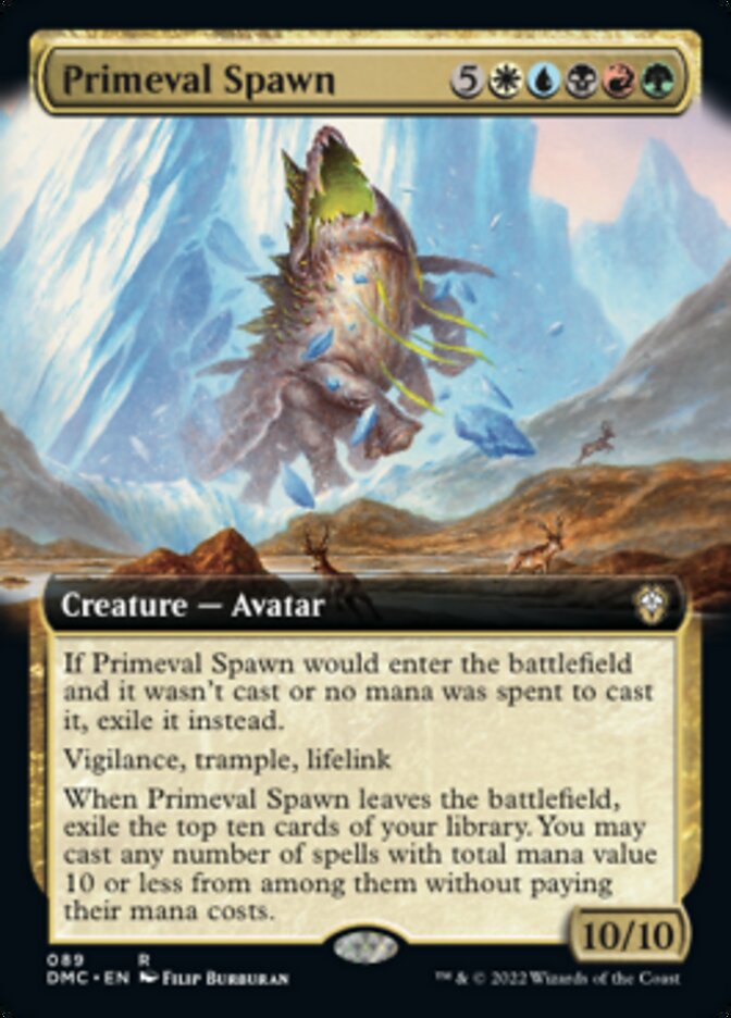 Primeval Spawn (Extended Art) [Dominaria United Commander] - Magic: The Gathering - Card Brawlers | Quebec | Canada |