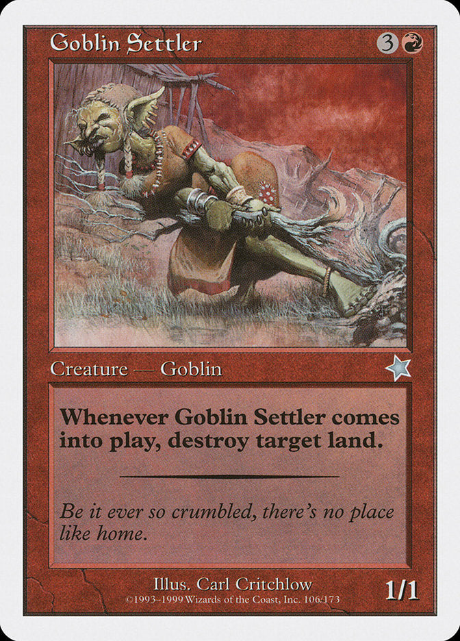 Goblin Settler [Starter 1999] - Magic: The Gathering - Card Brawlers | Quebec | Canada |