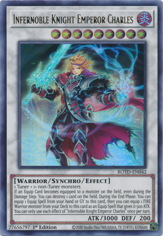 Infernoble Knight Emperor Charles [ROTD-EN042] Ultra Rare - Yu-Gi-Oh! - Card Brawlers | Quebec | Canada |