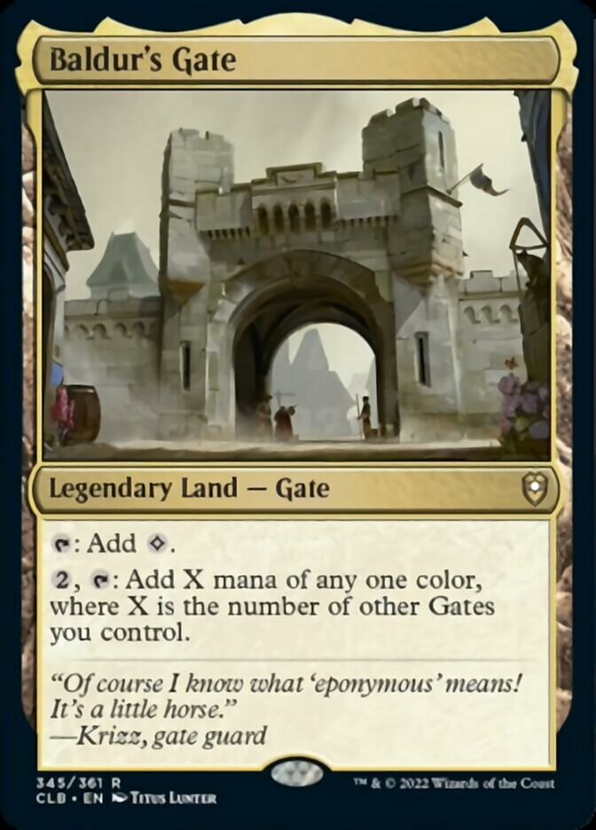 Baldur's Gate [Commander Legends: Battle for Baldur's Gate] - Magic: The Gathering - Card Brawlers | Quebec | Canada |