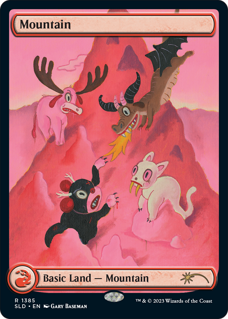 Mountain (1385) [Secret Lair Drop Series] - Magic: The Gathering - Card Brawlers | Quebec | Canada |