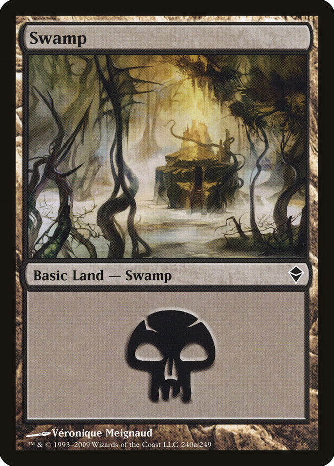 Swamp (240a) [Zendikar] - Magic: The Gathering - Card Brawlers | Quebec | Canada |