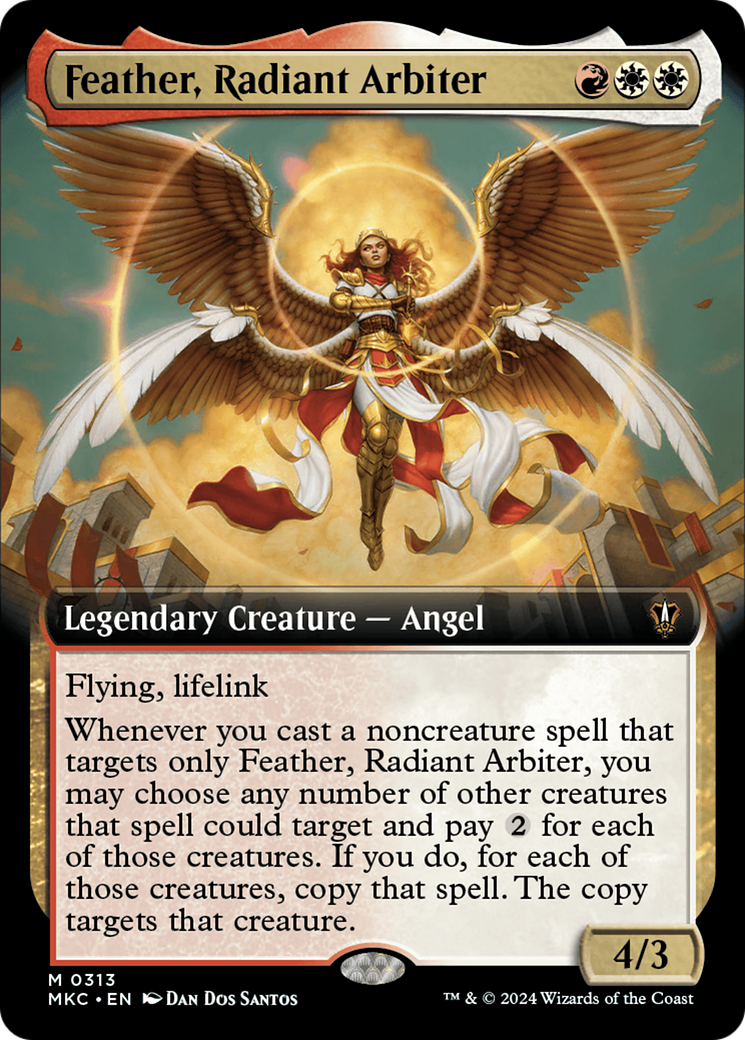 Feather, Radiant Arbiter (Extended Art) [Murders at Karlov Manor Commander] - Magic: The Gathering - Card Brawlers | Quebec | Canada |