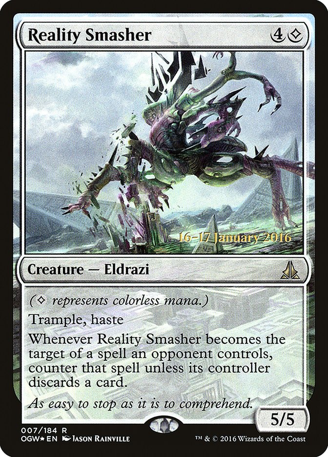 Reality Smasher [Oath of the Gatewatch Prerelease Promos] - Magic: The Gathering - Card Brawlers | Quebec | Canada |