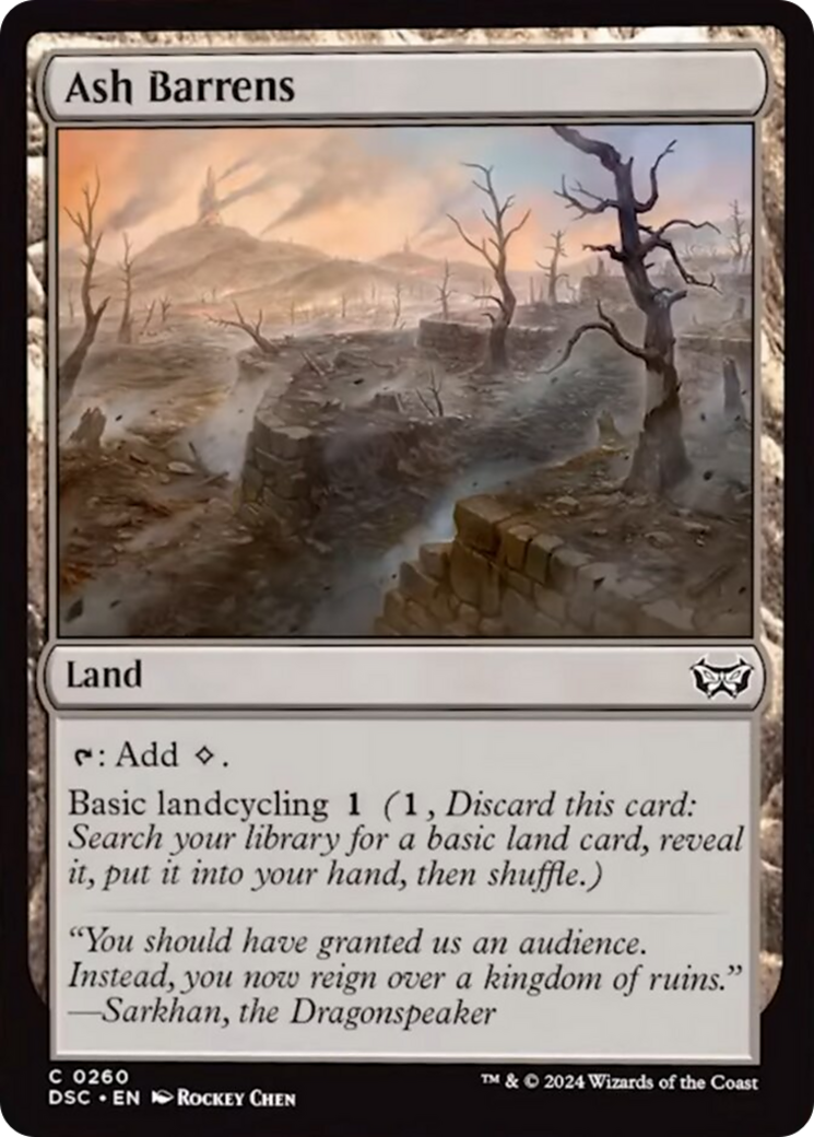 Ash Barrens [Duskmourn: House of Horror Commander] - Magic: The Gathering - Card Brawlers | Quebec | Canada |