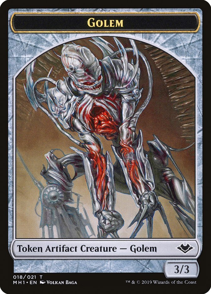 Illusion (005) // Golem (018) Double-Sided Token [Modern Horizons Tokens] - Magic: The Gathering - Card Brawlers | Quebec | Canada |