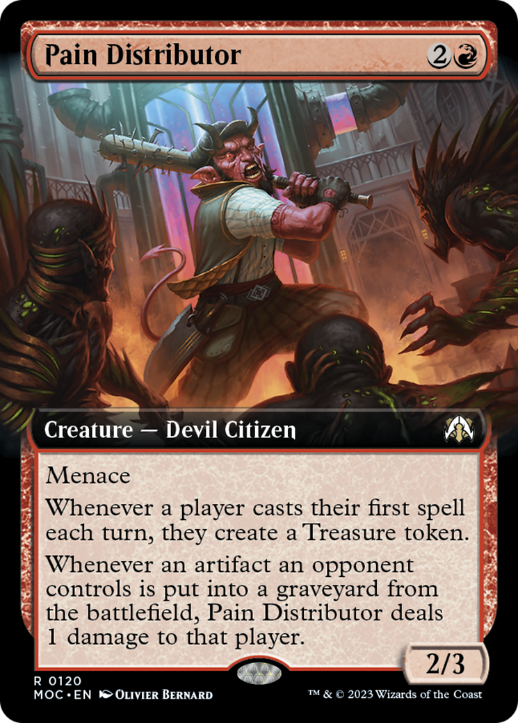 Pain Distributor (Extended Art) [March of the Machine Commander] - Magic: The Gathering - Card Brawlers | Quebec | Canada |