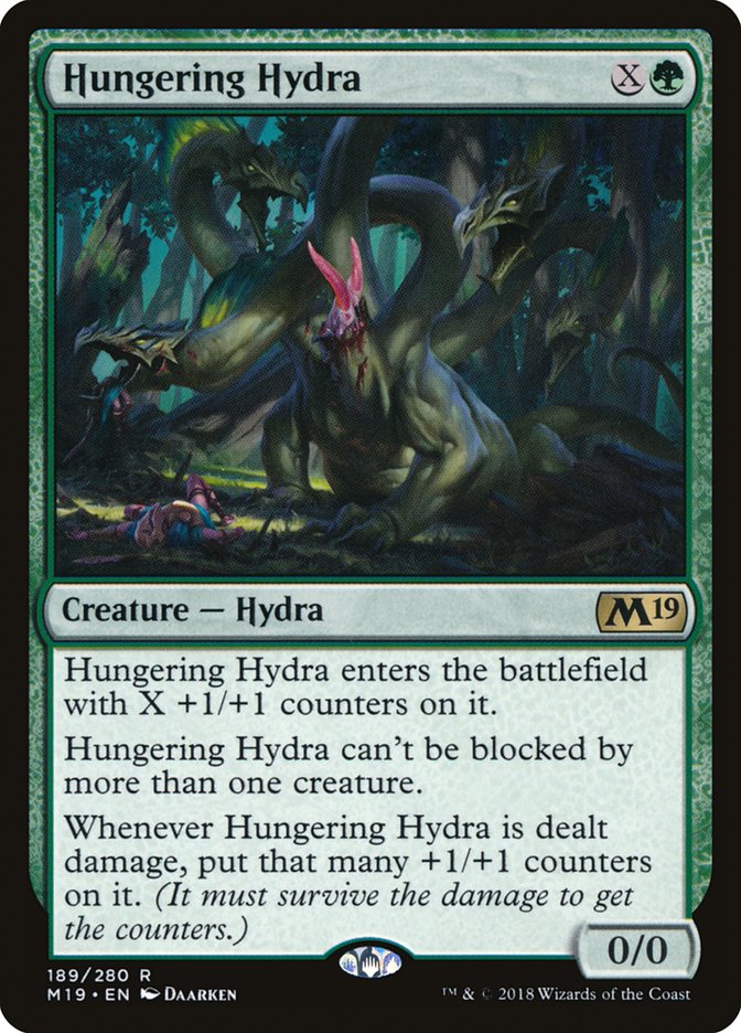 Hungering Hydra [Core Set 2019] - Magic: The Gathering - Card Brawlers | Quebec | Canada |