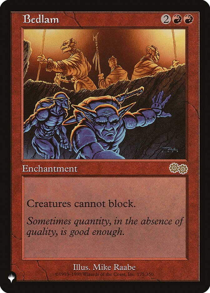 Bedlam [The List] - Magic: The Gathering - Card Brawlers | Quebec | Canada |