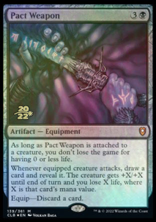Pact Weapon [Commander Legends: Battle for Baldur's Gate Prerelease Promos] - Magic: The Gathering - Card Brawlers | Quebec | Canada |