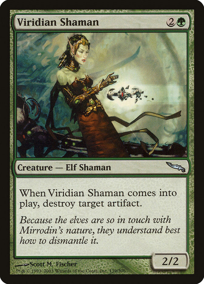 Viridian Shaman [Mirrodin] - Magic: The Gathering - Card Brawlers | Quebec | Canada |