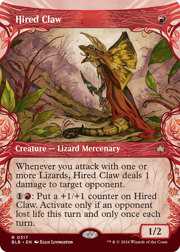 Hired Claw (Showcase) [Bloomburrow] - Magic: The Gathering - Card Brawlers | Quebec | Canada |