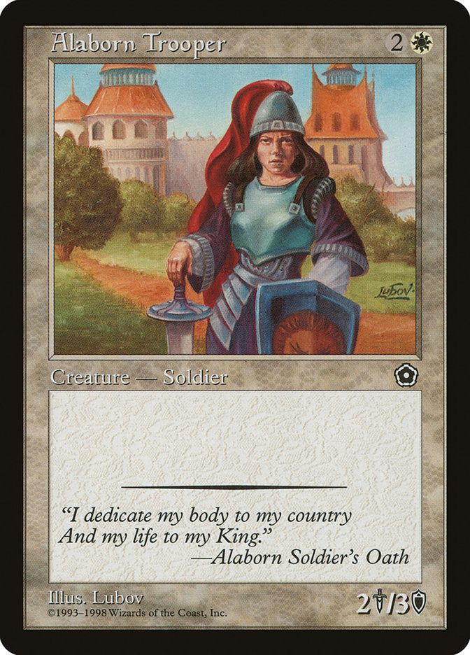 Alaborn Trooper [Portal Second Age] - Magic: The Gathering - Card Brawlers | Quebec | Canada |