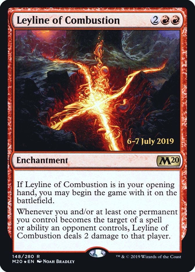 Leyline of Combustion [Core Set 2020 Prerelease Promos] - Magic: The Gathering - Card Brawlers | Quebec | Canada |