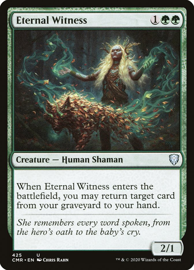 Eternal Witness [Commander Legends] - Magic: The Gathering - Card Brawlers | Quebec | Canada |