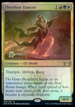 Fleetfoot Dancer [Streets of New Capenna Prerelease Promos] - Magic: The Gathering - Card Brawlers | Quebec | Canada |