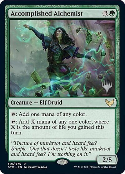 Accomplished Alchemist (Promo Pack) [Strixhaven: School of Mages Promos] - Card Brawlers