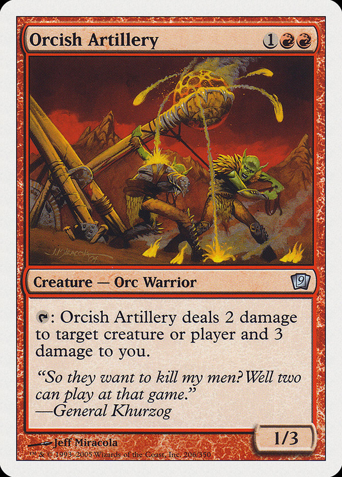 Orcish Artillery [Ninth Edition] - Magic: The Gathering - Card Brawlers | Quebec | Canada |