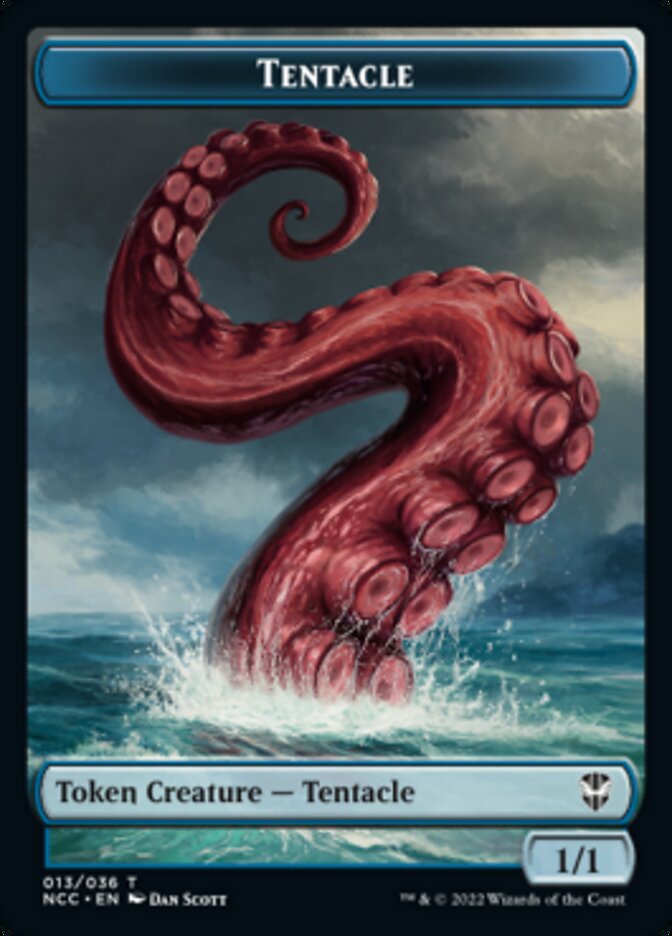 Tentacle // Clue Double-Sided Token [Streets of New Capenna Commander Tokens] - Magic: The Gathering - Card Brawlers | Quebec | Canada |