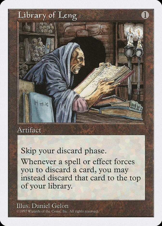 Library of Leng [Fifth Edition] - Magic: The Gathering - Card Brawlers | Quebec | Canada |