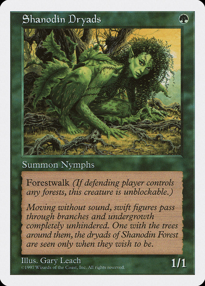 Shanodin Dryads [Fifth Edition] - Magic: The Gathering - Card Brawlers | Quebec | Canada |