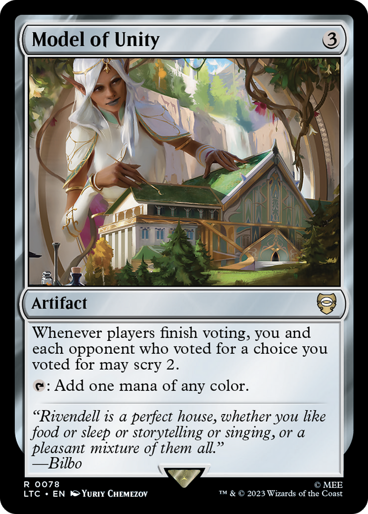 Model of Unity [The Lord of the Rings: Tales of Middle-Earth Commander] - Magic: The Gathering - Card Brawlers | Quebec | Canada |