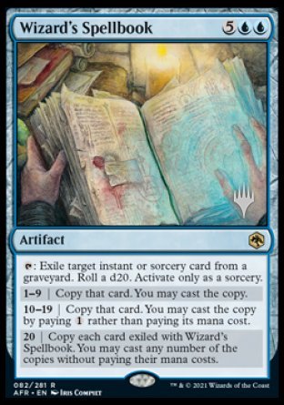 Wizard's Spellbook (Promo Pack) [Dungeons & Dragons: Adventures in the Forgotten Realms Promos] - Magic: The Gathering - Card Brawlers | Quebec | Canada |